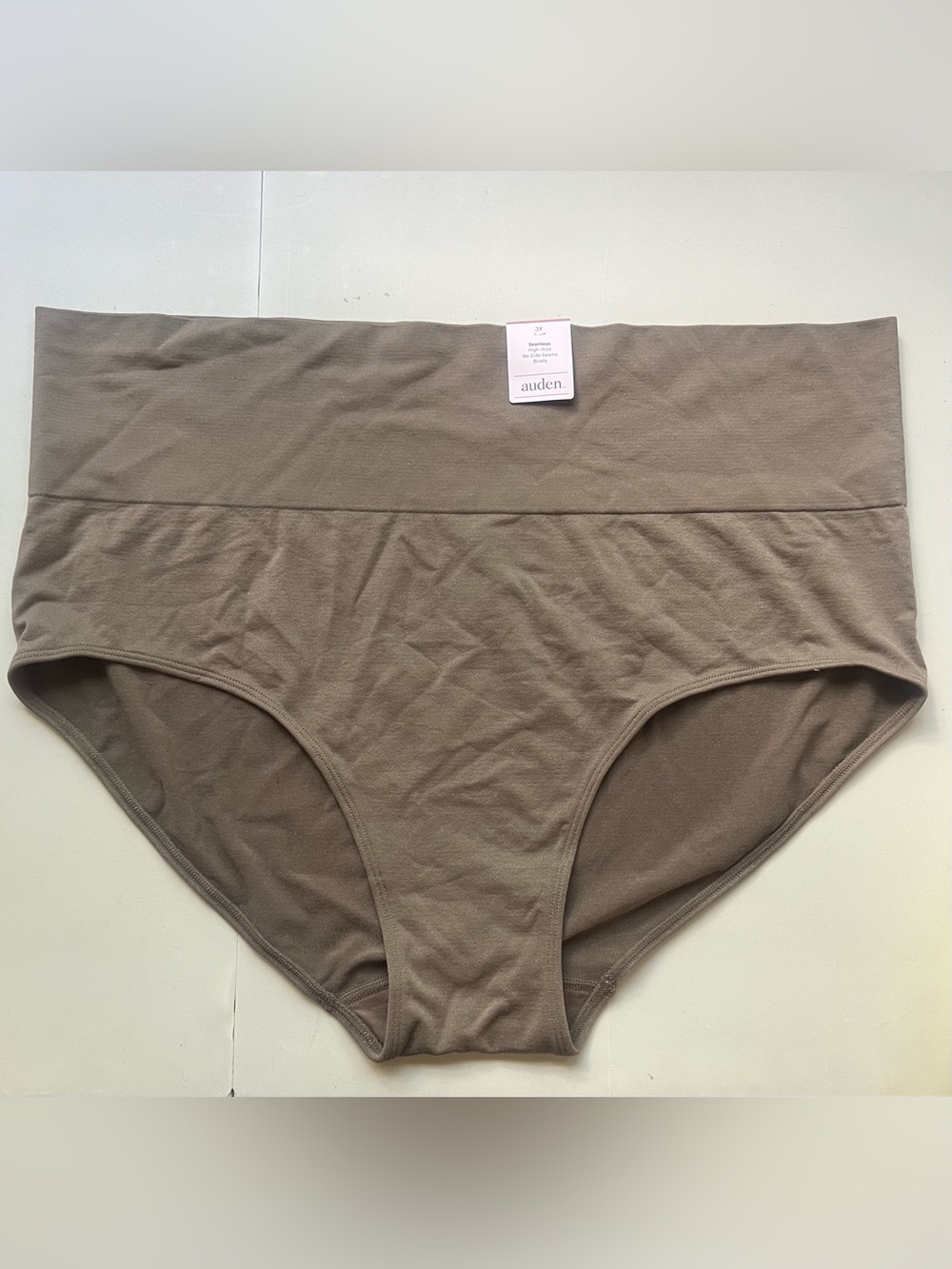 Auden High-Rise Seamless Briefs in Taupe